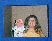 Carma Spence and her Butterfly Girl puppet